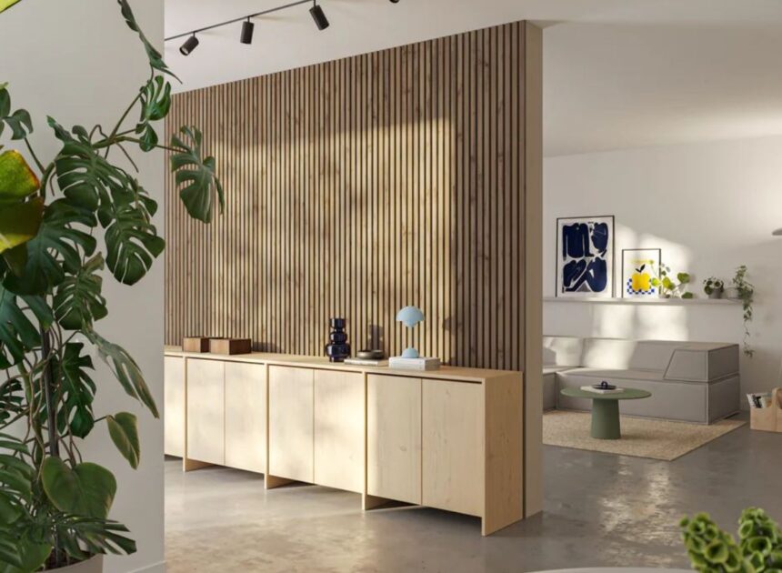 Lamelové panely ÚZKÉ nabízí eleganci skrytou v detailu