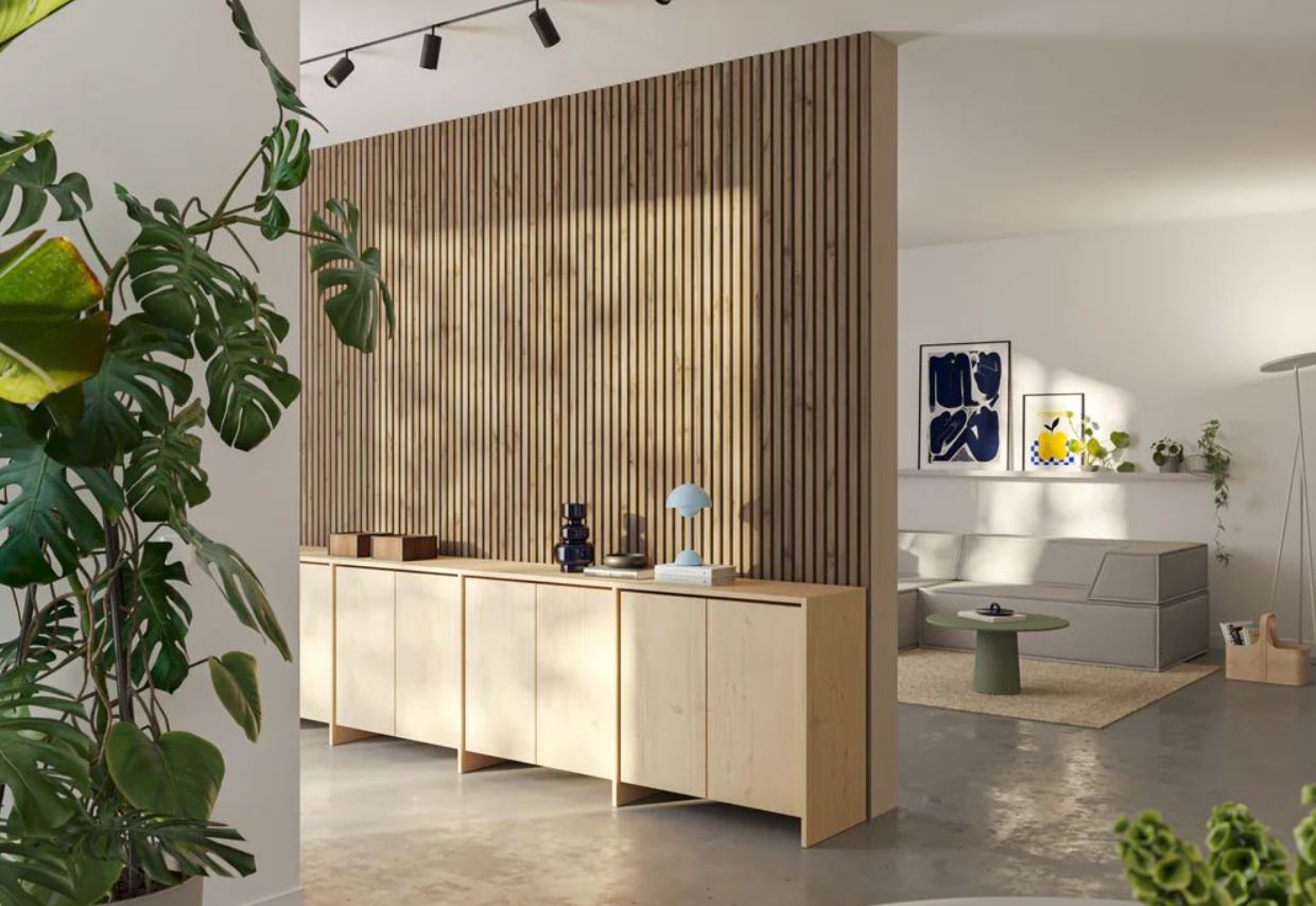 Lamelové panely ÚZKÉ nabízí eleganci skrytou v detailu